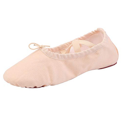 Women Canvas Ballet Slippers Dance Shoes Adult Practice Yoga Flat Belly Shoes