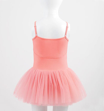 Girls Ballet Dance Dress 6 Layered Tutu Skirt Leotard Sleeveless Camisole Ballerina Outfit