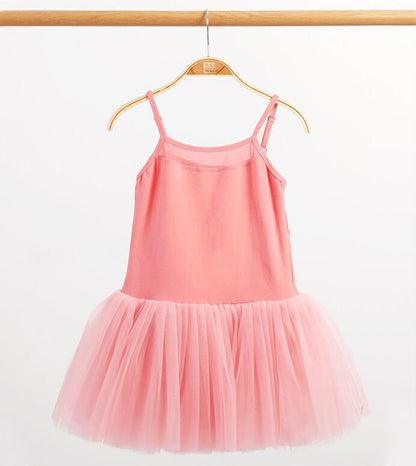 Girls Ballet Dance Dress 6 Layered Tutu Skirt Leotard Sleeveless Camisole Ballerina Outfit